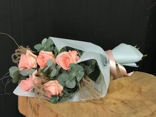 ატმისფერი ვარდი (5 ცალი) S ზომა 