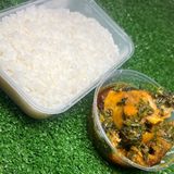 White rice and Vegetable Soup 