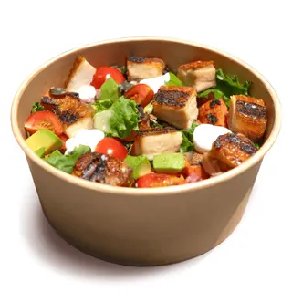 Bowl Super Salada com Frango a Dobrar