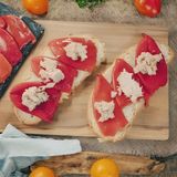 Bocadillo frío Bonito y Pimiento Rojo