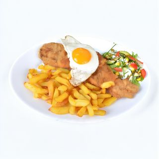 Sznycel z jajkiem sadzonym