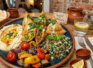 Plato Combinado De Samosa (4 Uds.)