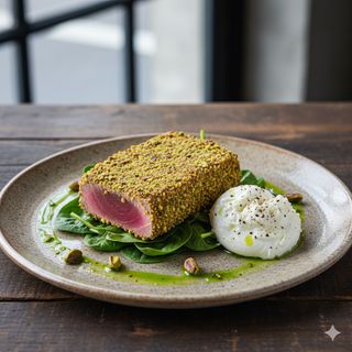 Tonno di crosta di pistacchio