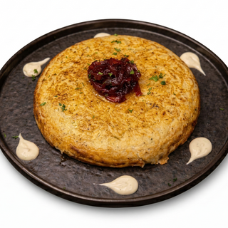 Tortilla trufada casera