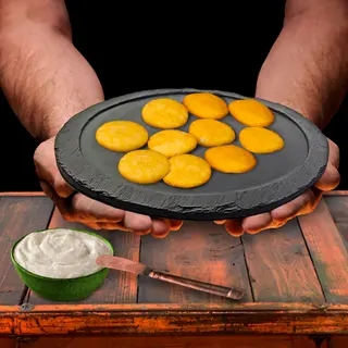 Ración (10) Micro-Arepas Fritas