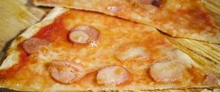 Pizza piatto wurstel