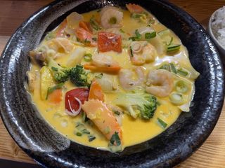 Манго-кокосовий соус "Calvados" з креветками