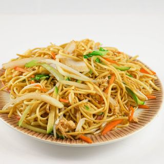 tallarines de verdura