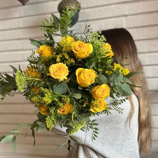 Docena Rosas Amarillas