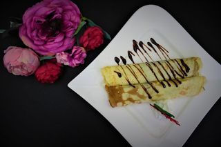 Clatite cu ciocolata si banane