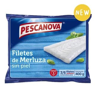 Filetes De Merluza Sin Piel Pescanova 400 Gr.