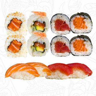 D. Sushi Yoko Super Mix, 12 Piezas