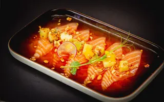 A101 - Carpaccio sake  6 pezzi