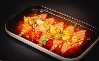 A101 - Carpaccio sake  6 pezzi