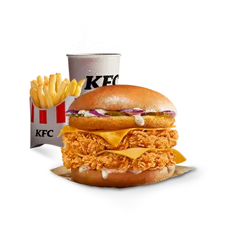 Meniu Dublu Star Burger Picant