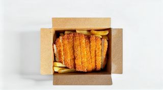 Cotoletta e patatine fritte