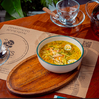 Суп "Лапша" с цыпленком (380 гр.)