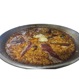 Paella De Foie Con Boletus Y Jamón