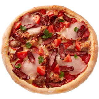 Піца Супер м'ясо 30 см (645 г)