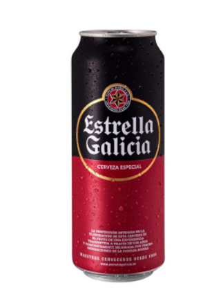 Cerveza Estrella Galicia (330 ml.)