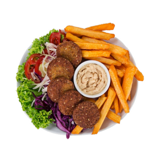 Plato Falafel Con Ensalada
