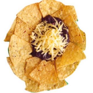 Ración Frijoles Refritos Con Nachos