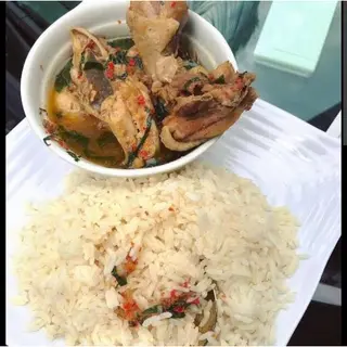 White Rice & Chicken Pepper Soup