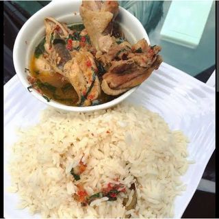 White Rice & Chicken Pepper Soup