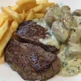 cote a l'os sauce champignon