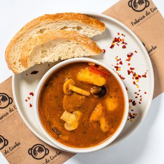 Borș de legume cu Hribi (de post)