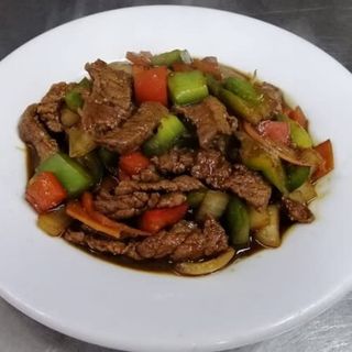 Ternera con salsa de ostras