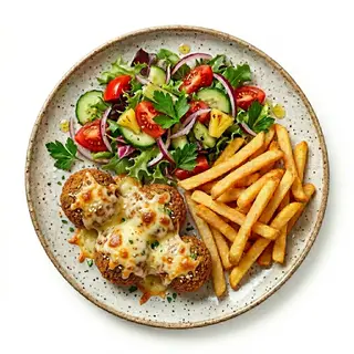 Plato Pita De Falafel Con Queso