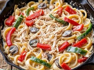 Tagliatelle z kurczakiem i warzywami  Tagliatelle Pollo e Verdure