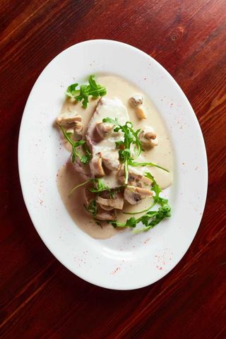 Медальоны с шампиньонами