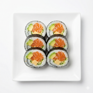 Futomaki Salmón Y Aguacate (5 Pzs.)