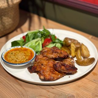 ქათმის სტეიკი გრილზე Josper-Grilled Chiken steak