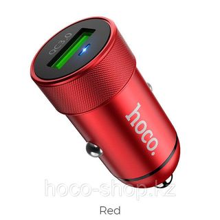 Зарядное устройство для телефона в авто Z32 Hoco, red 