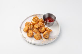 Жареные пельмени