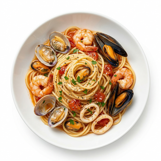 Pasta Spaghetti Ai Frutti Di Mare