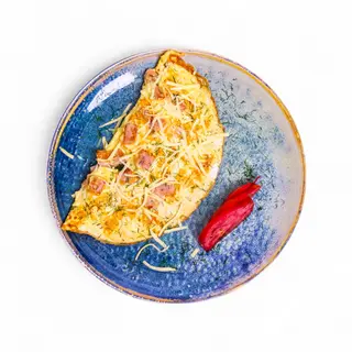 Omletă cu șuncă și cașcaval  250g 