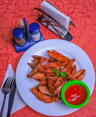 Crispy Baked Potato Wedges