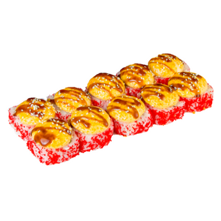 Калифорния запечённая с лососем