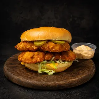 Eagle burger chicken