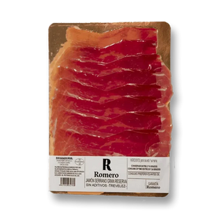 Jamón Serrano Sierra Nevada Sin Aditivos, 22 Meses, Loncheado, 80 Gr.