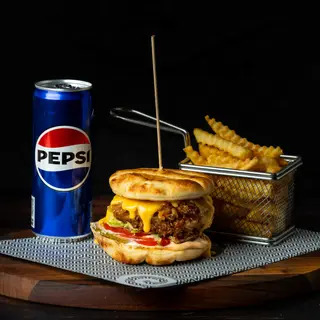 Rich burger Pepsi meni