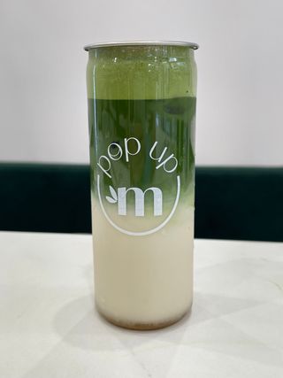 Матча лате с ванилия