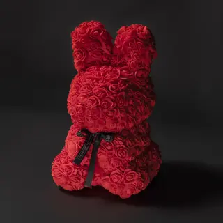 Flower bunny red