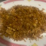 Arroz frito con huevo y salsa soja 