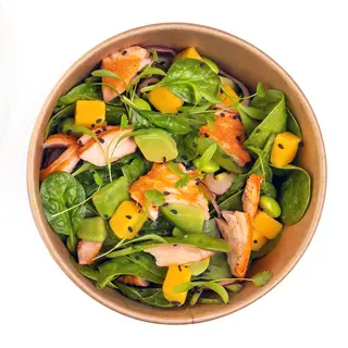 Salmon and mango