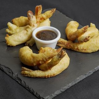 Langostinos en Tempura 